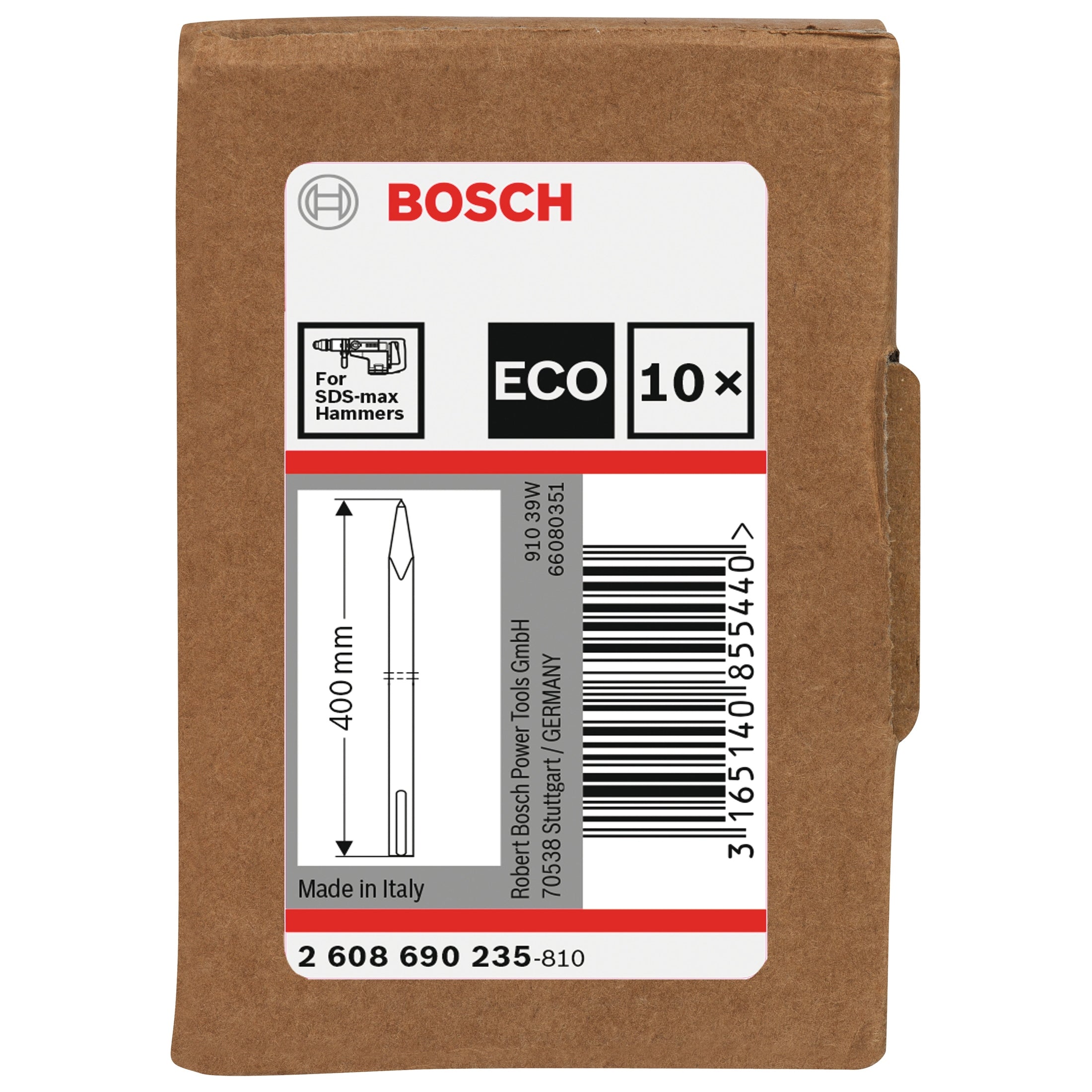 Bosch Professional SDS-Max Pointed Chisel - 400mm