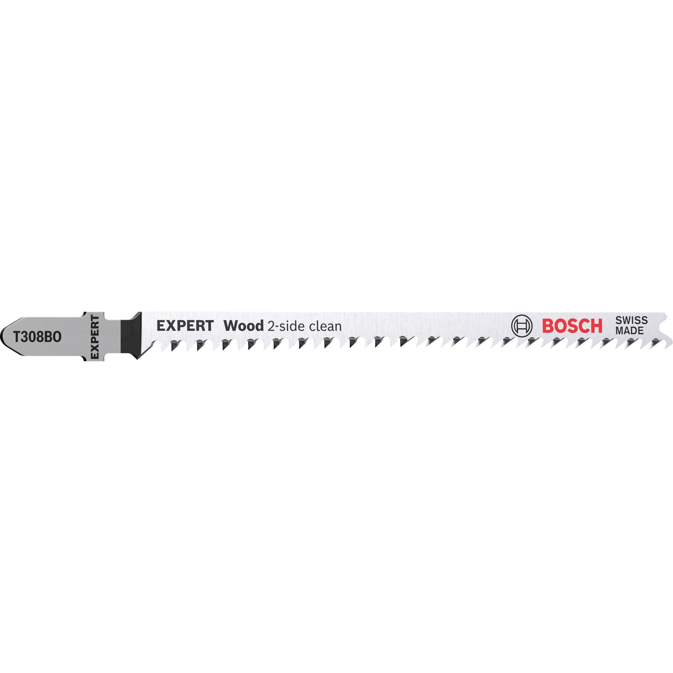 Bosch Professional Expert "Wood 2-side clean" T 308 BO Jigsaw Blade - 3 Pack