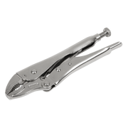 Sealey Locking Pliers Curved Jaws 185mm 0-38mm Capacity