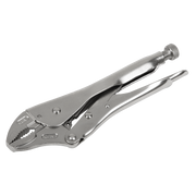 Sealey Locking Pliers Curved Jaws 225mm 0-47mm Capacity