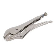 Sealey Locking Pliers Straight Jaws 185mm 0-30mm Capacity