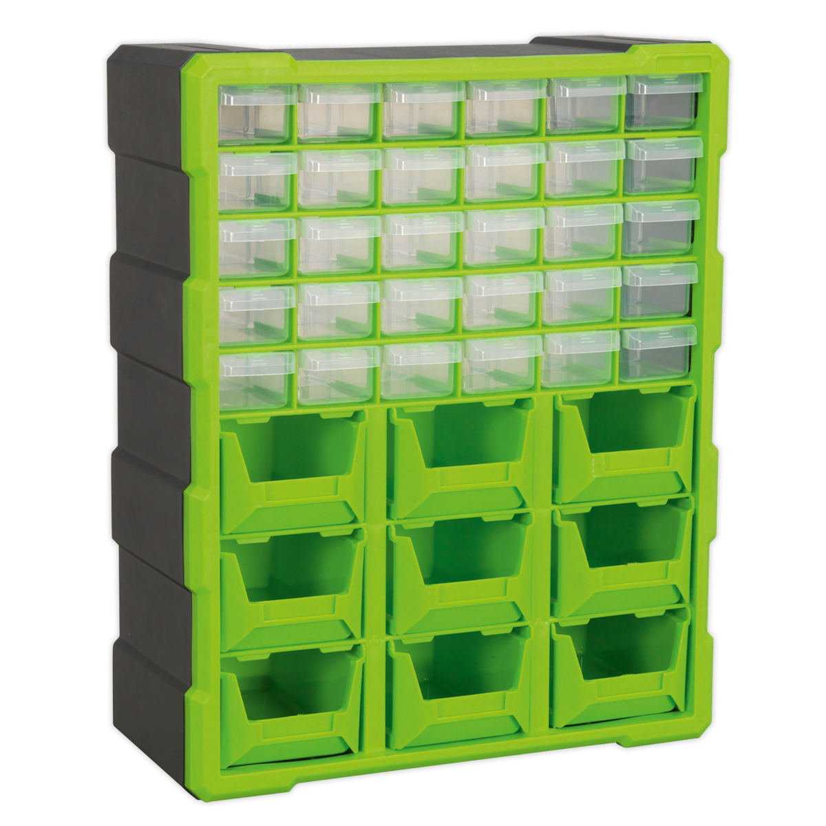 Sealey Cabinet Box 39 Drawer - Green/Black