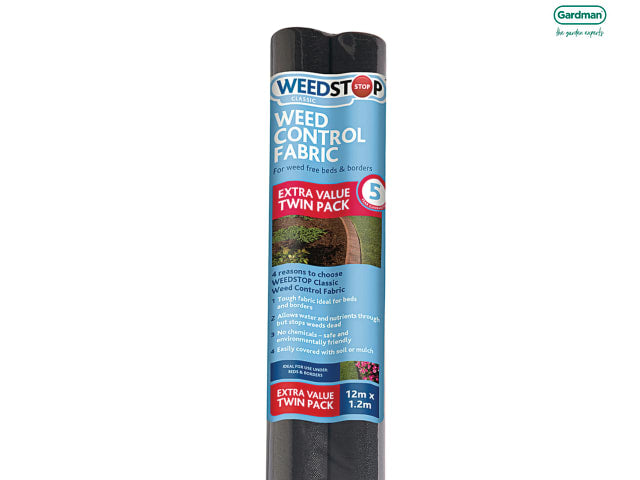 Gardman Weedstop Classic 12 x 1.0m (Twin Pack)