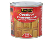 Rustins Exterior Varnish Clear Gloss 250ml