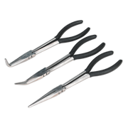 Sealey Needle Nose Pliers Set 3pc 275mm