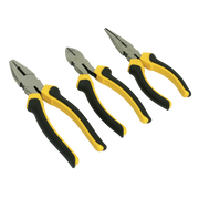 Sealey Comfort Grip Pliers Set 3pc