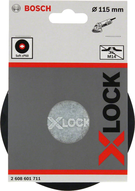 Bosch Professional X-LOCK Backing Pad Soft - 115mm, 13,300 RPM
