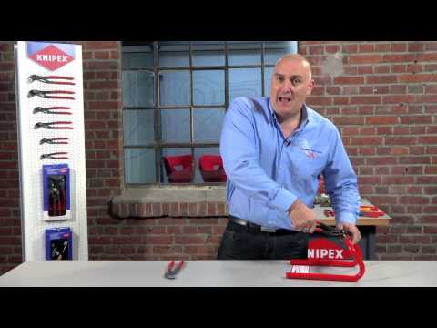 Load video: Knipex Alligator® Water Pump Pliers PVC Grip 300mm
