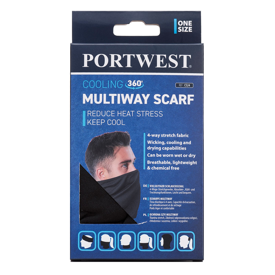 Portwest Cooling Multiway Scarf