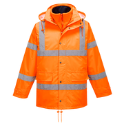 Portwest Hi-Vis Breathable Interactive Rain Traffic Jacket