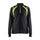 Blaklader Sweater Halfzip Women 3403 #colour_black-hi-vis-yellow