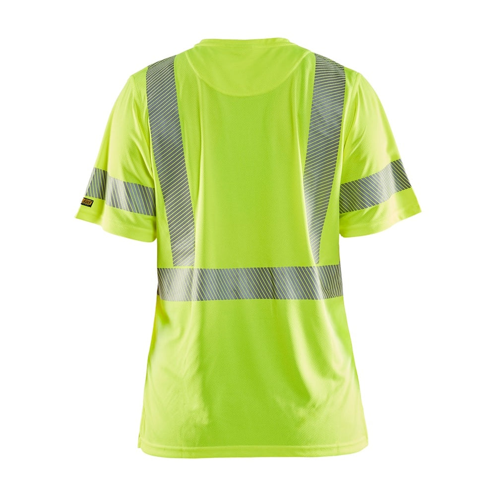 Blaklader Women's Hi-Vis T-Shirt 3336 #colour_hi-vis-yellow