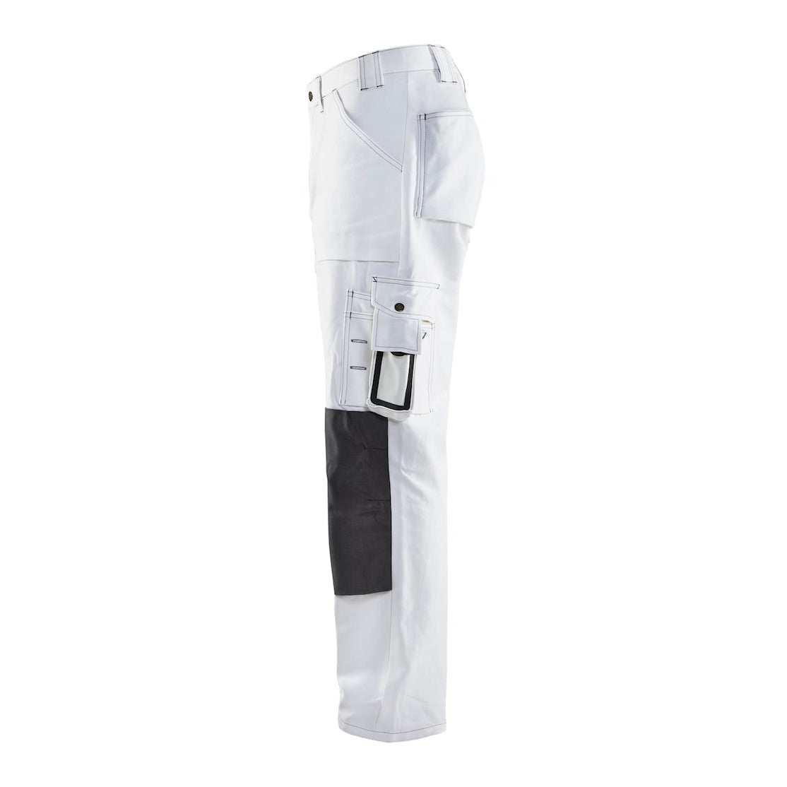 Blaklader Paint Trousers 1091 #colour_white-dark-grey