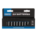 Draper Tools Powerup Ultra Alkaline AA Batteries (Pack Of 12)
