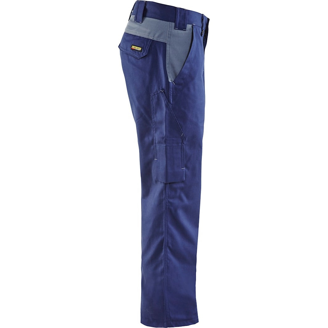 Blaklader Industry Trousers 14041800 - Navy blue/Grey #colour_navy-blue-grey