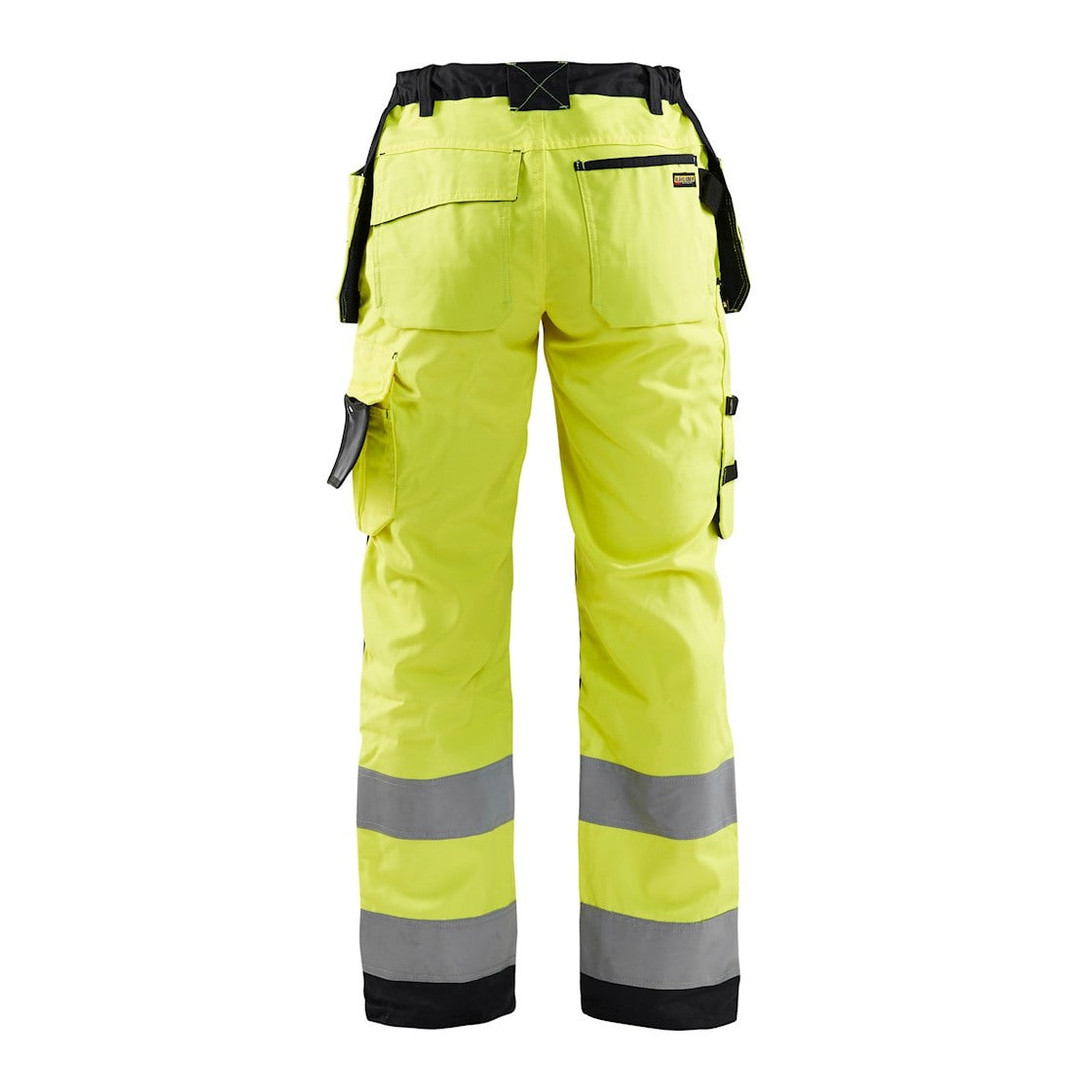 Blaklader Women's Hi-Vis Trousers 7156 #colour_hi-vis-yellow-black