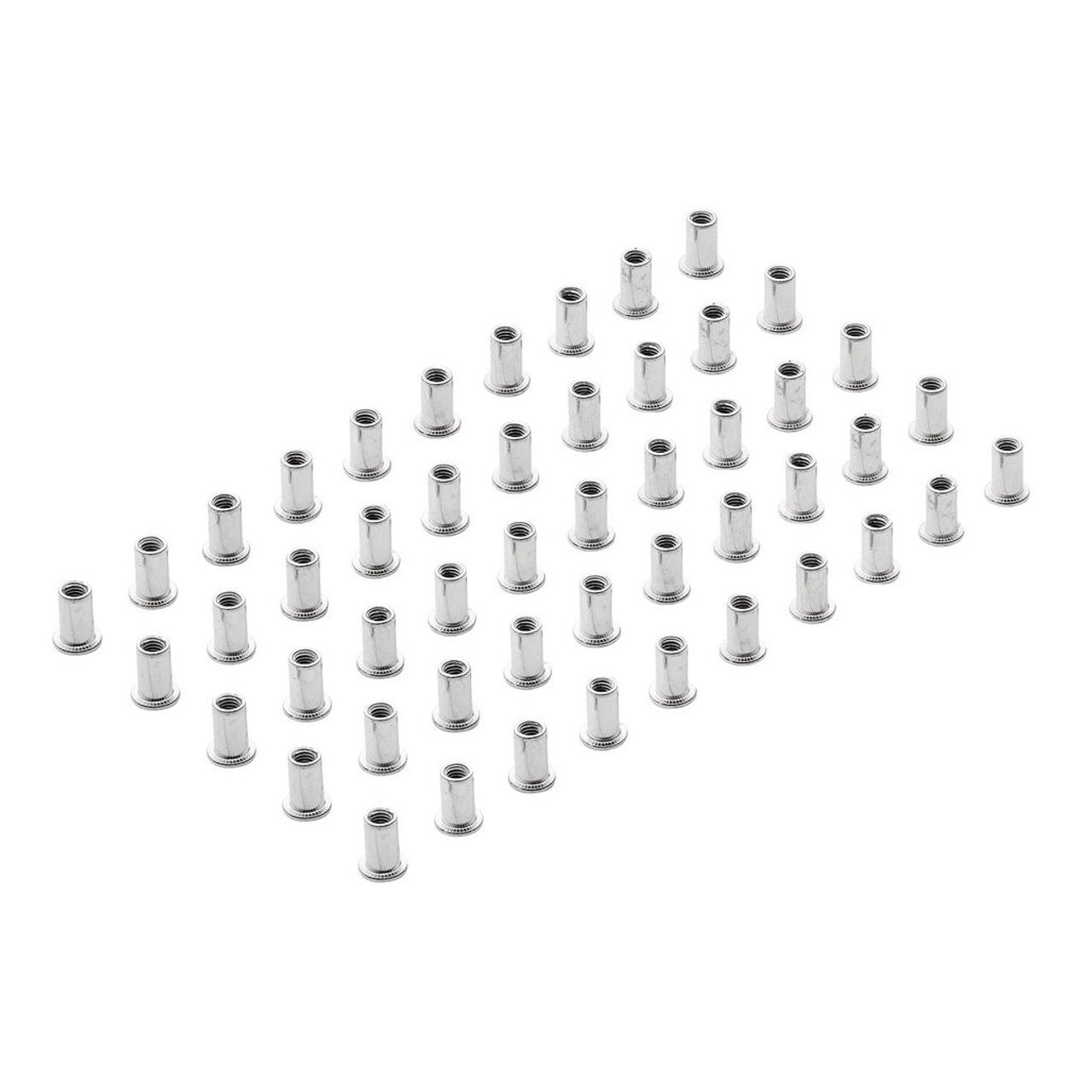 Draper Tools Zinc Plated Threaded Insert Rivet Nuts, M5 x 0.8mm (Pack Of 50)