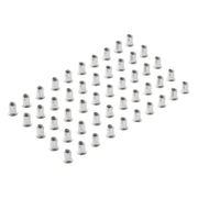 Draper Tools Zinc Plated Threaded Insert Rivet Nuts, M8 x 1.25mm (Pack Of 50)