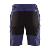 Blaklader Women's Service Shorts with Stretch 7149 #colour_navy-blue-black