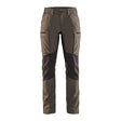 Blaklader Women's Service Trousers Stretch 71591845 #colour_dark-olive-green-black