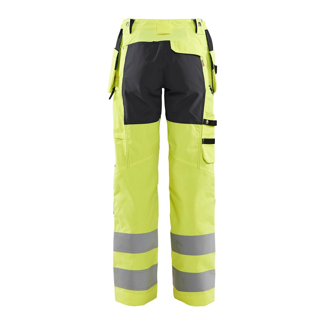Blaklader Women's Hi-Vis Trousers with Stretch 7163 #colour_hi-vis-yellow-black