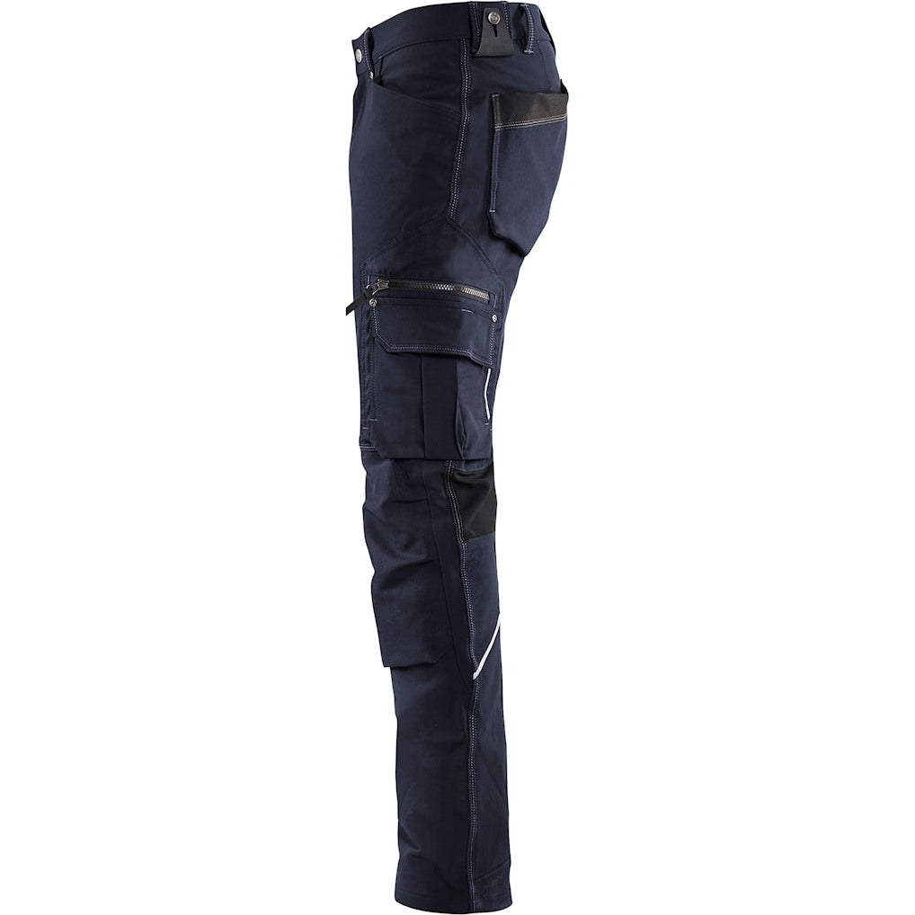 Blaklader Craftsman Trousers 4-Way Stretch without Nail Pockets X1900 1989