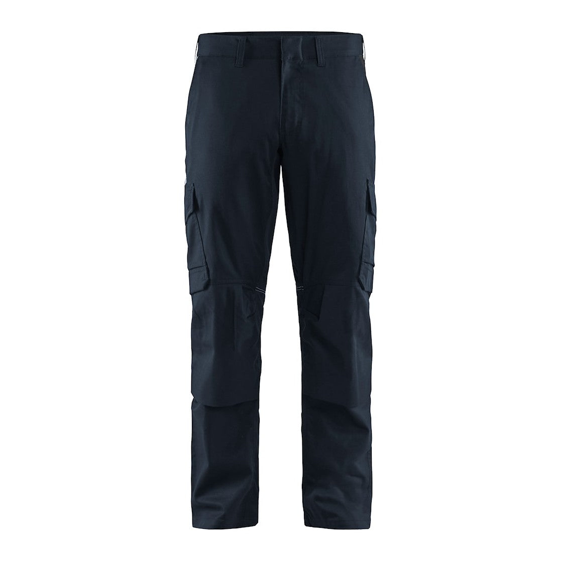Blaklader Industry Trousers Stretch with Knee Pad Pockets 1448 #colour_dark-navy-black