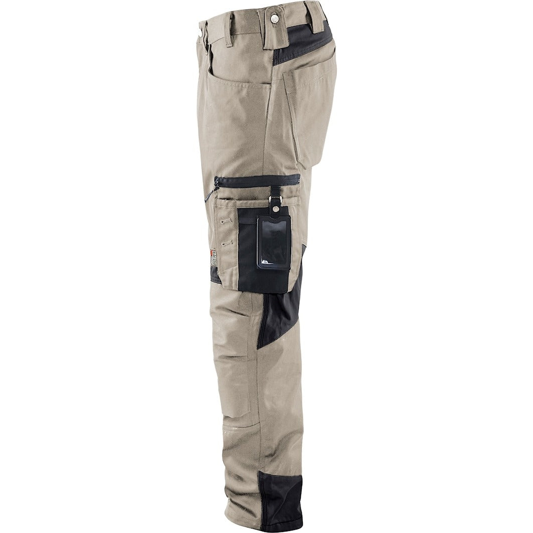 Blaklader Trousers without Nail Pockets 1556 #colour_stone-black