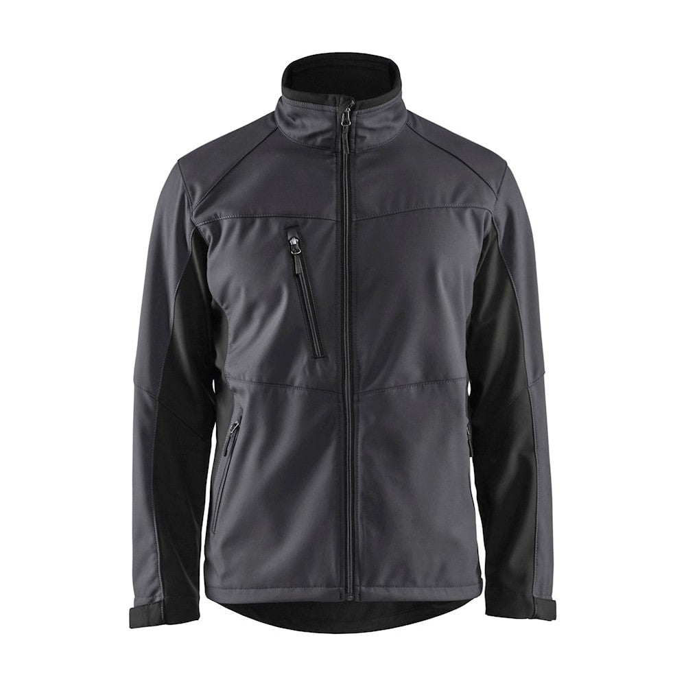 Blaklader Softshell Jacket 4950 #colour_mid-grey-black