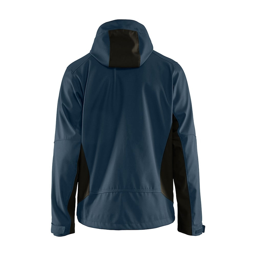 Blaklader Softshell Jacket with Hood 4753 #colour_dark-navy-black