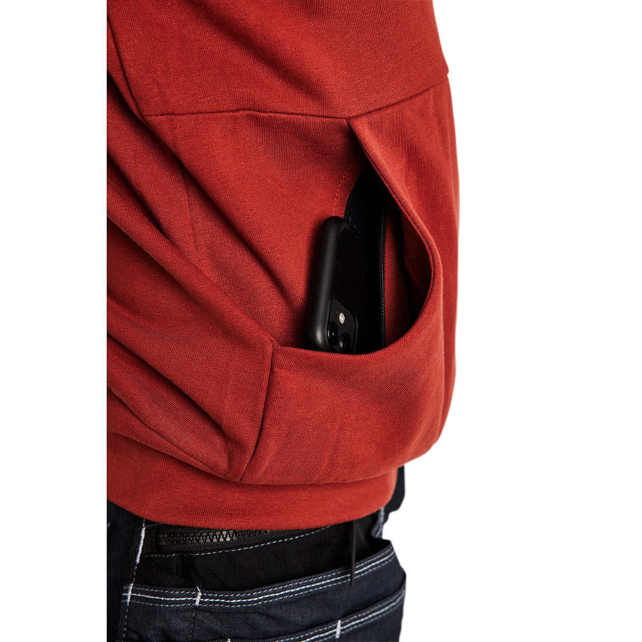 Blaklader Women's Hoodie 3D 3560 #colour_burned-red