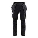 Blaklader Women's Craftsman Trousers with Stretch 7130 #colour_black