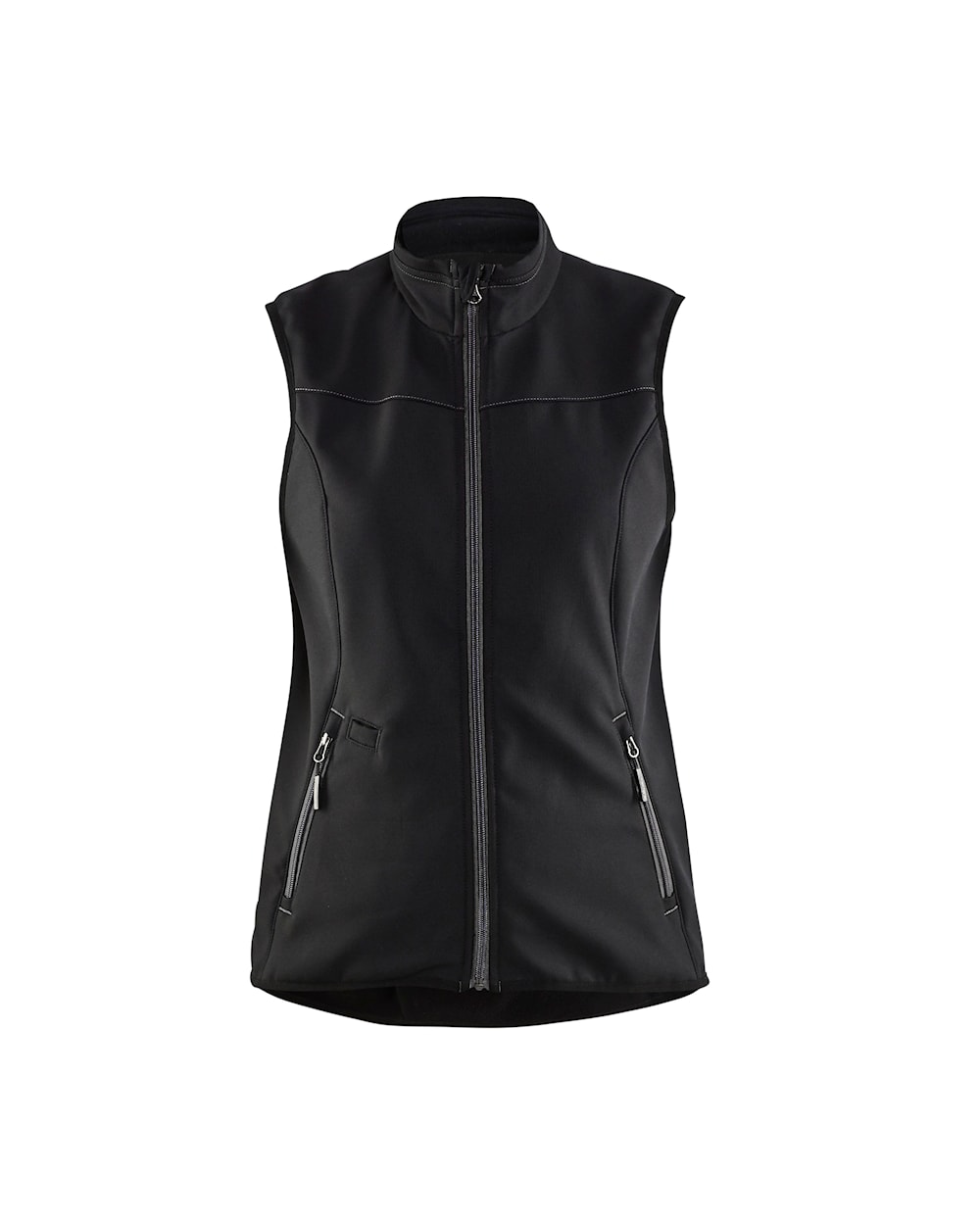 Blaklader Women's Softshell Vest 3851 #colour_black-dark-grey