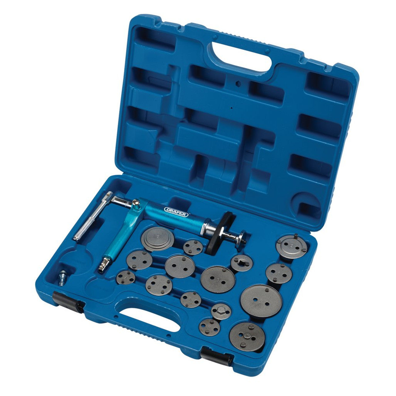 Draper Tools Pneumatic Brake Caliper Wind-Back Tool Kit (16 Piece)