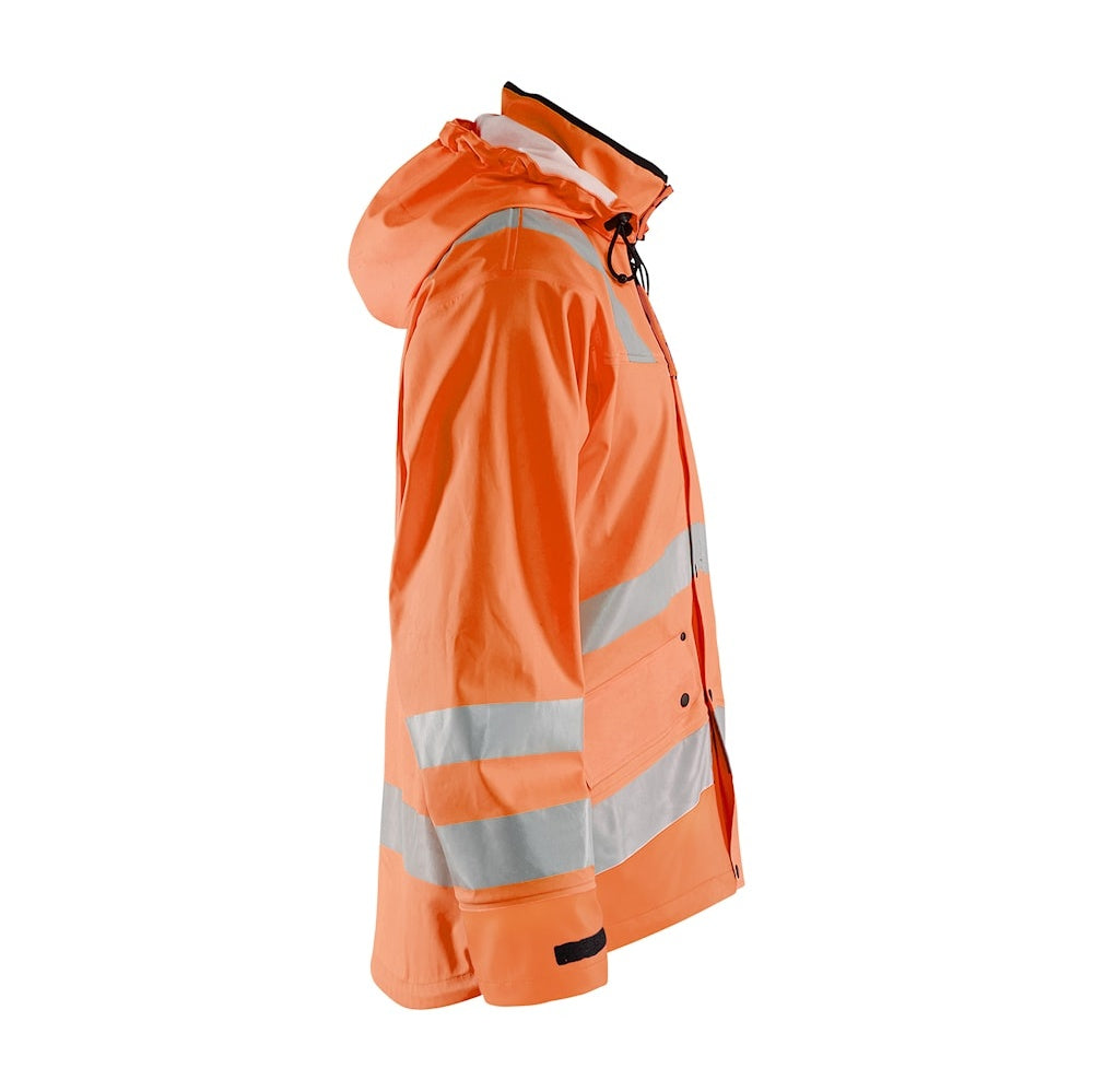 Blaklader Rain Jacket Hi-Vis Level 3 4327 #colour_orange