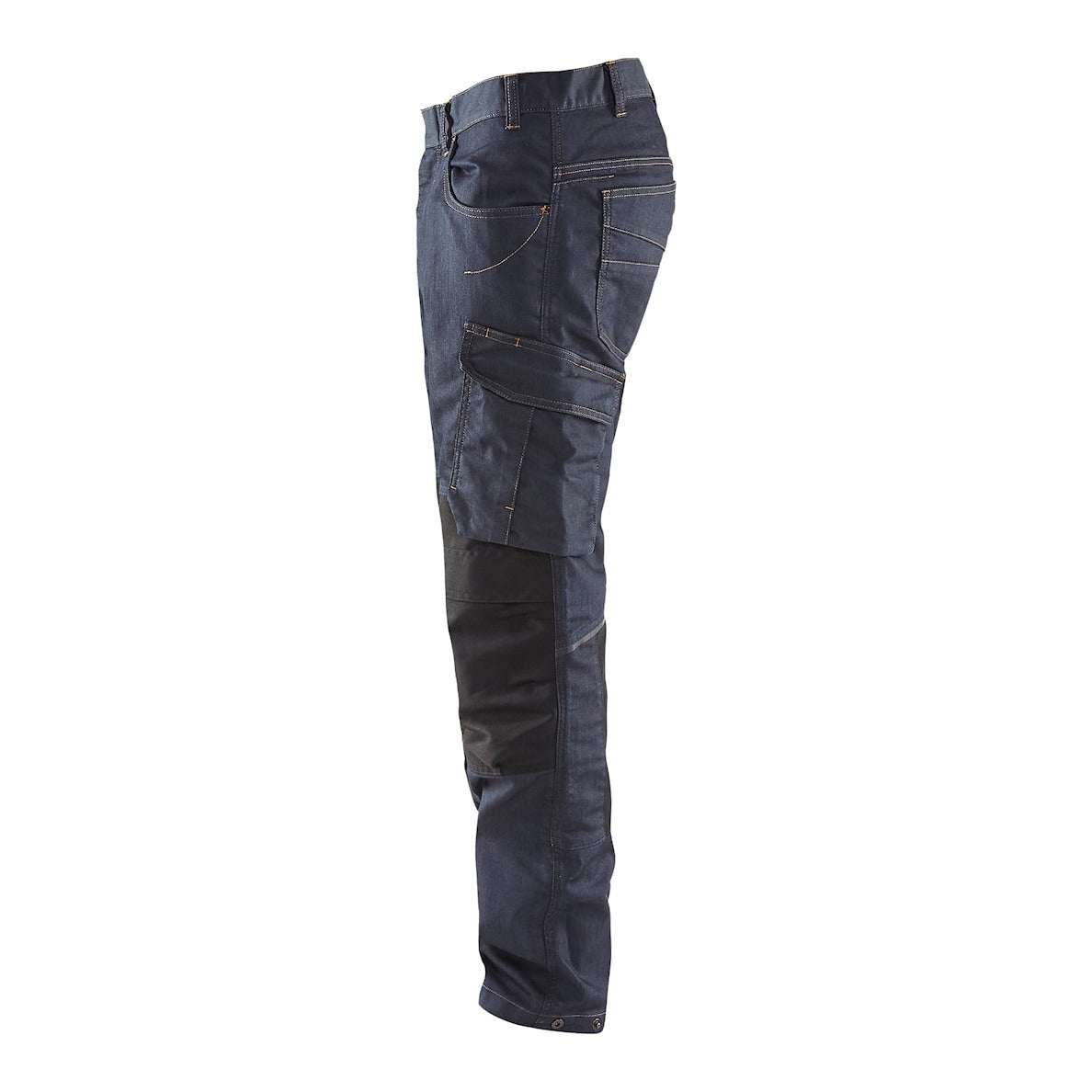 Blaklader Service Trousers Denim Stretch 1497 #colour_navy-blue-black