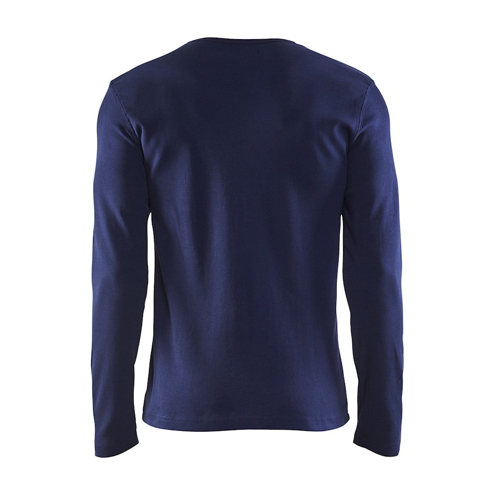 Blaklader T-Shirt Long Sleeved 3314 #colour_navy-blue