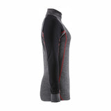 Blaklader Women's Zip-Up Thermal Top Xwarm 7299 #colour_mid-grey-black