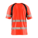 Blaklader Uv Hi-Vis T-Shirt 3397 #colour_red-hi-vis-black