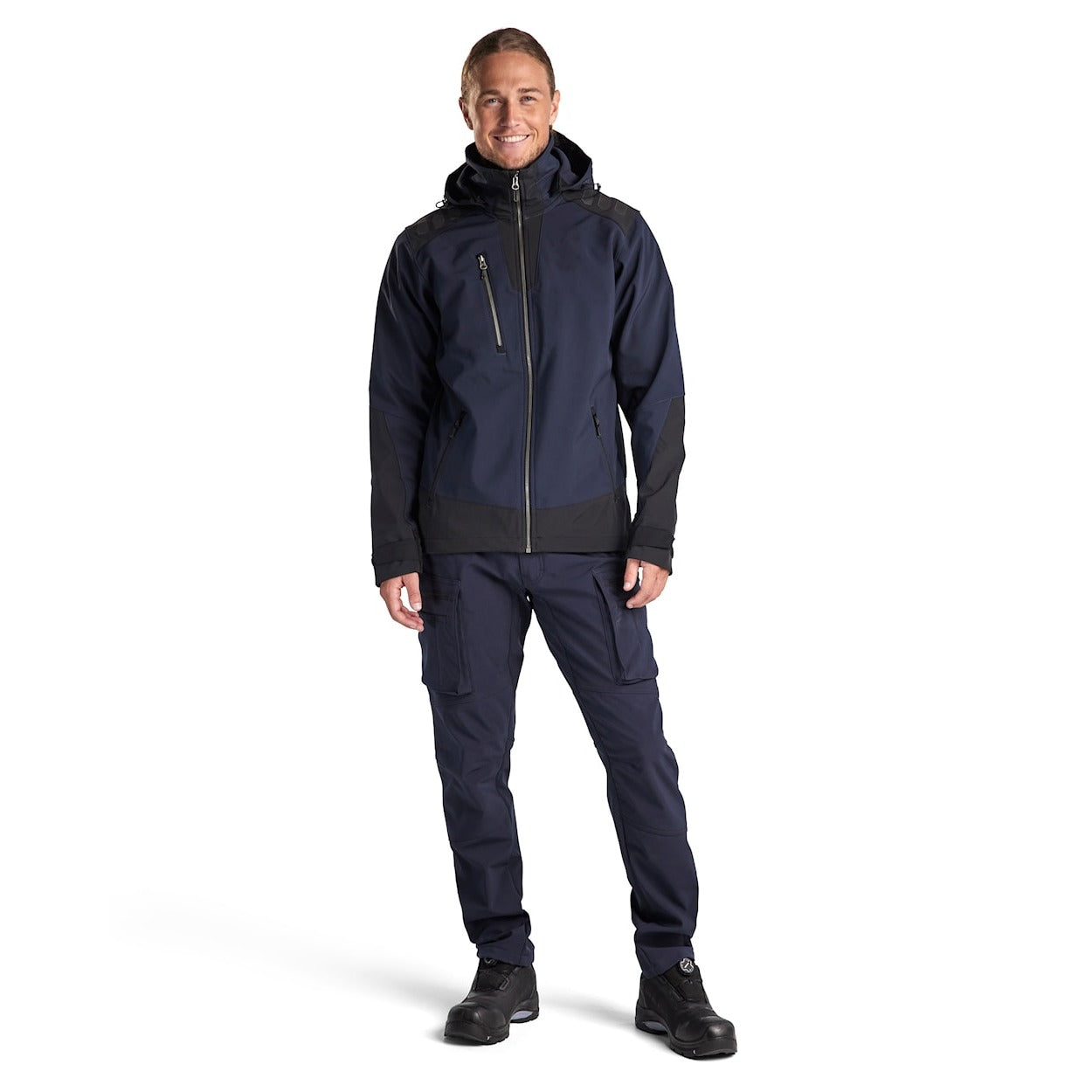 Blaklader Softshell Jacket 4749 #colour_dark-navy-black
