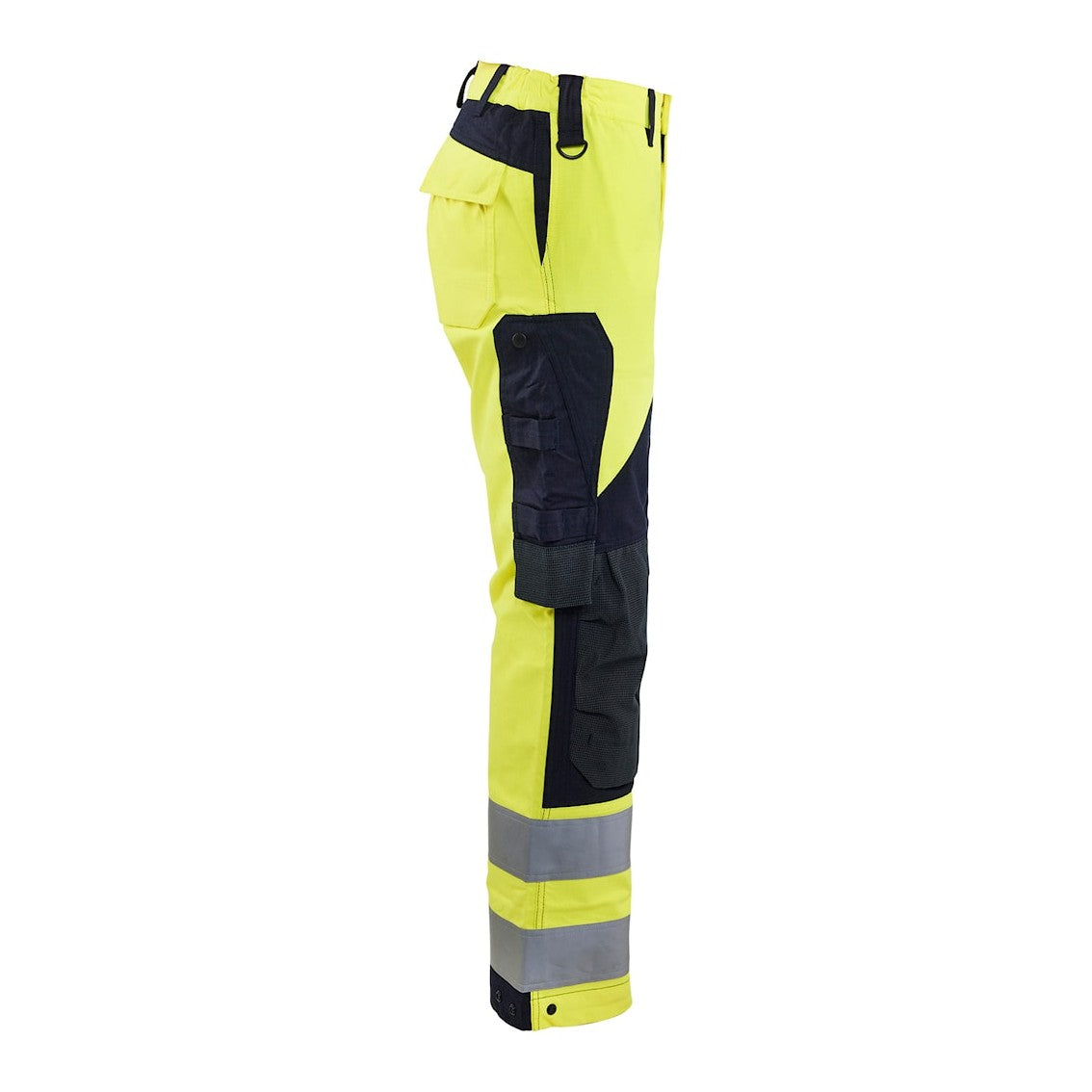 Blaklader Women's Multinorm Inherent Trousers 7189 #colour_hi-vis-yellow-navy-blue
