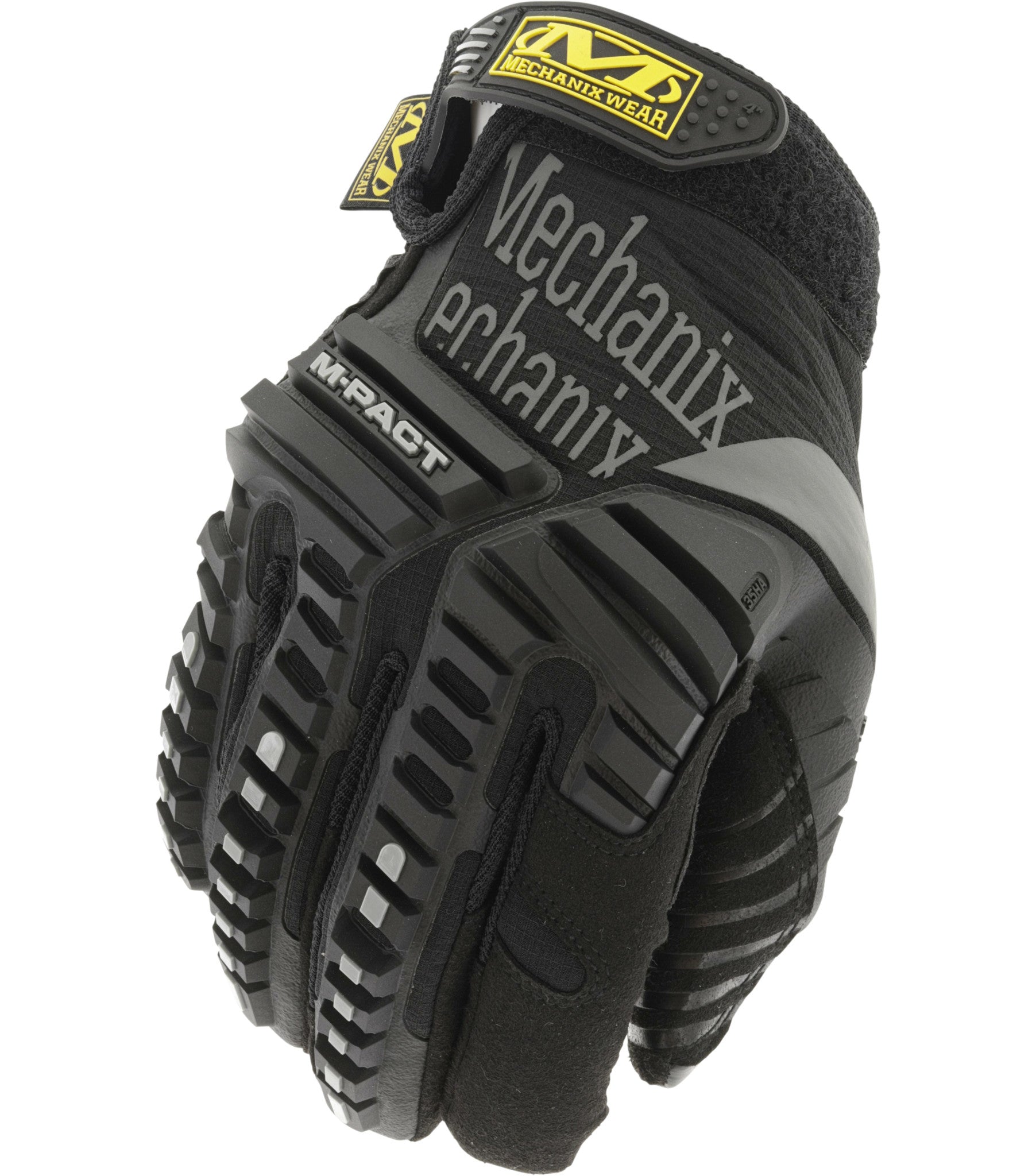 Mechanix Wear M-Pact Grey, Black Impact Resistant Work Gloves