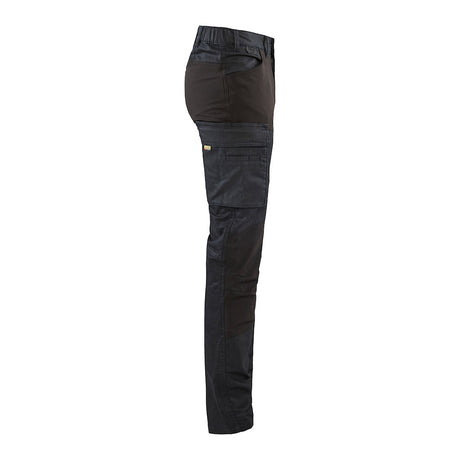 Blaklader Service Trousers Denim Stretch 1457 #colour_navy-blue-black