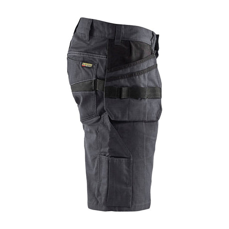 Blaklader Service Shorts with Nailpockets 1494 #colour_mid-grey-black