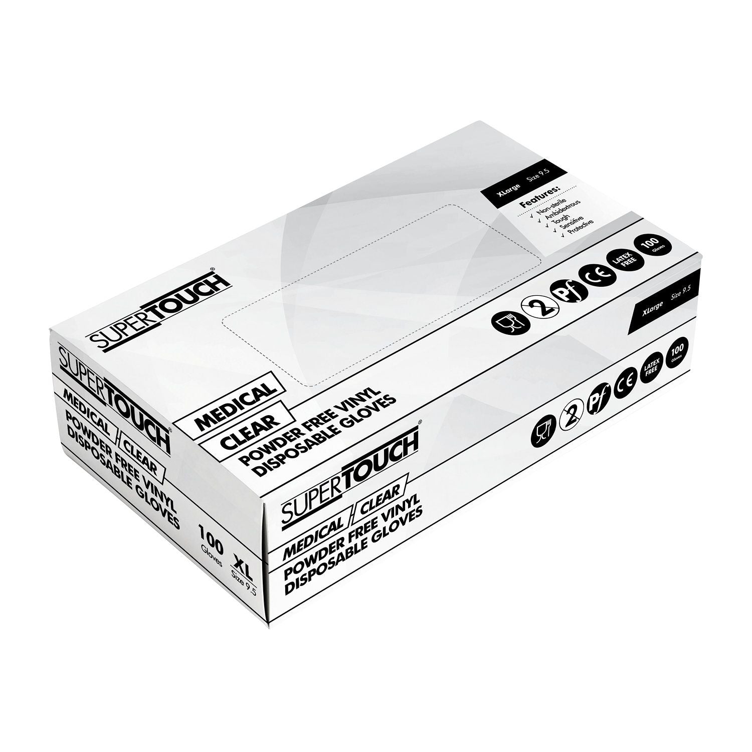 Supertouch Powderfree Vinyl Gloves