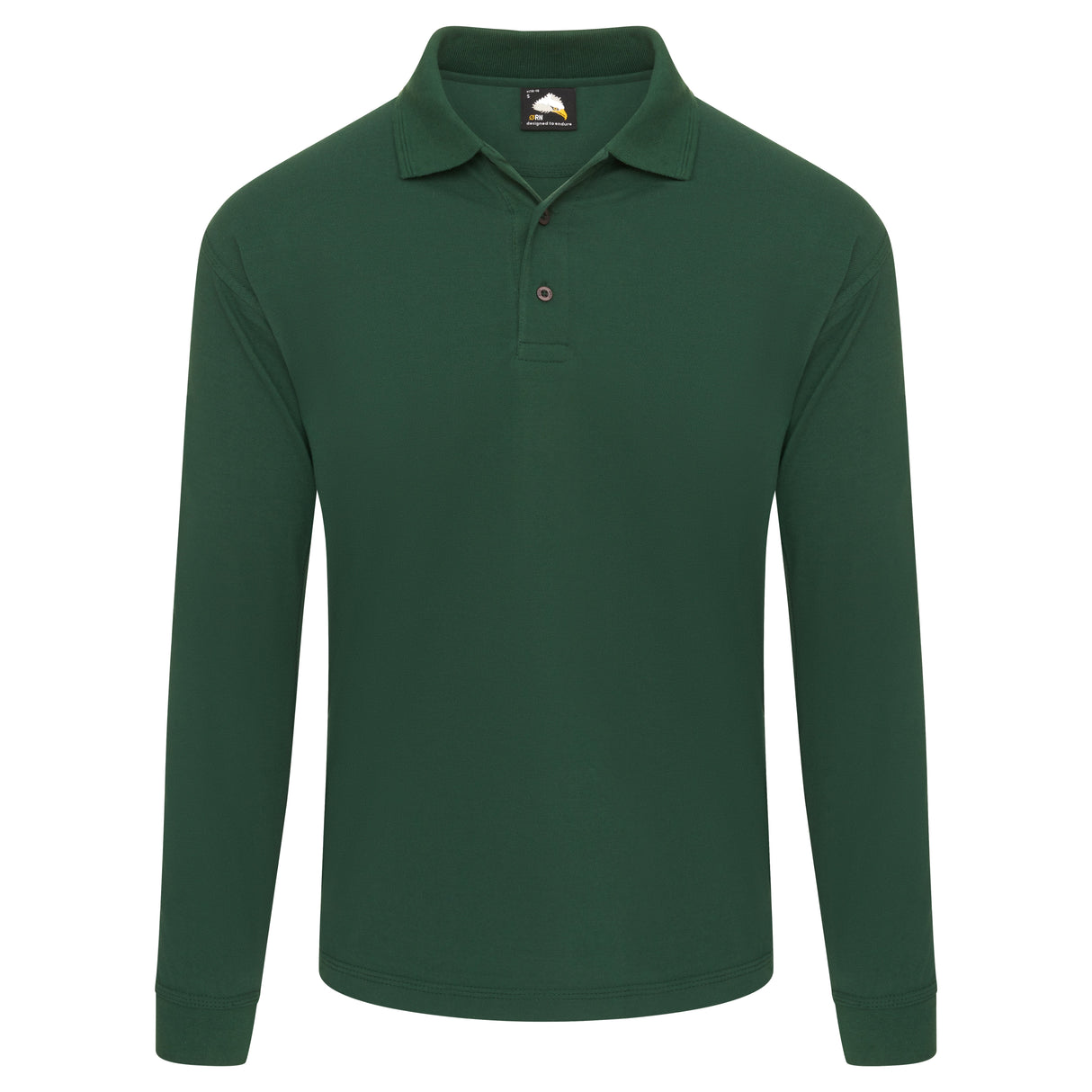 Orn Clothing Weaver Long Sleeved Poloshirt