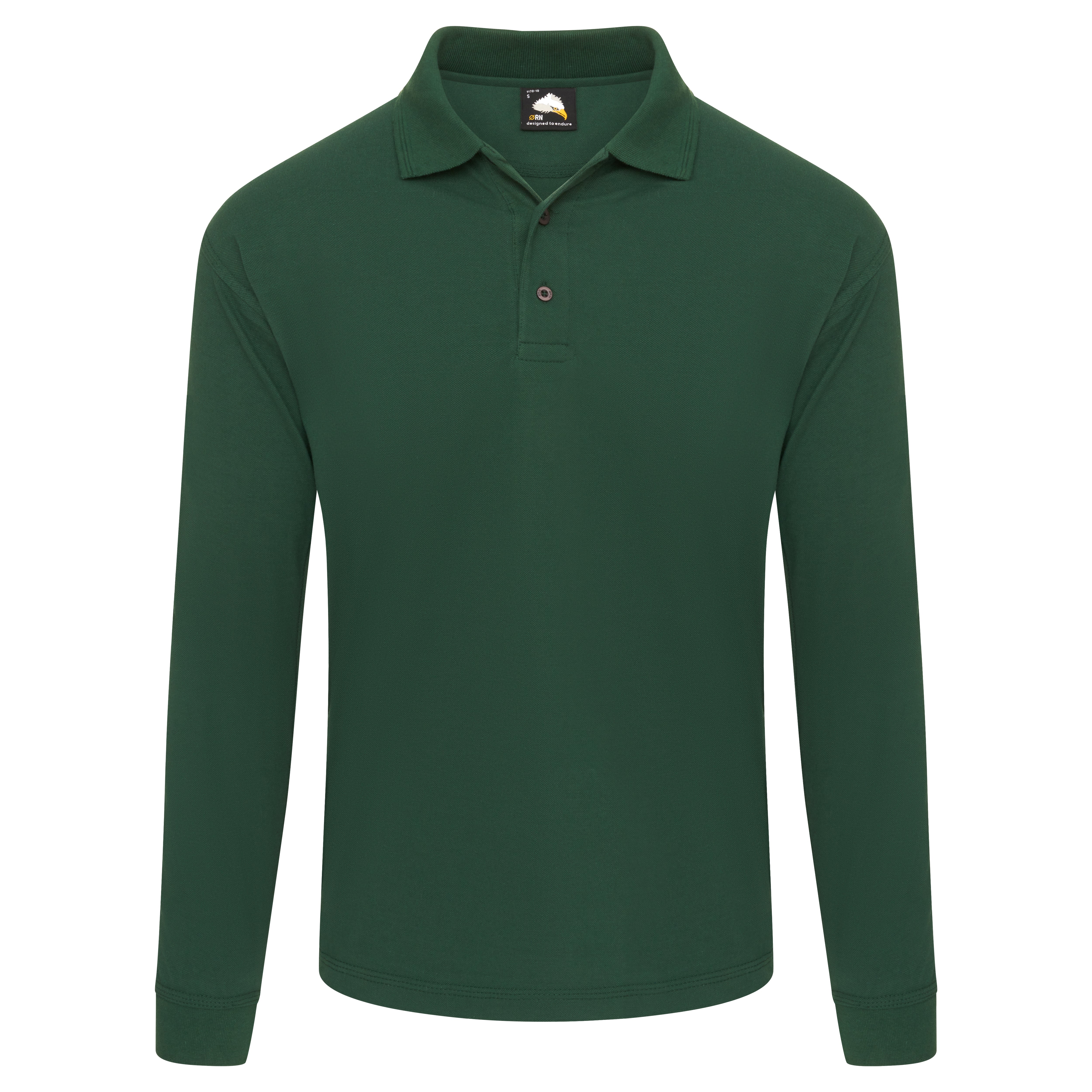 Orn Clothing Weaver Long Sleeved Poloshirt