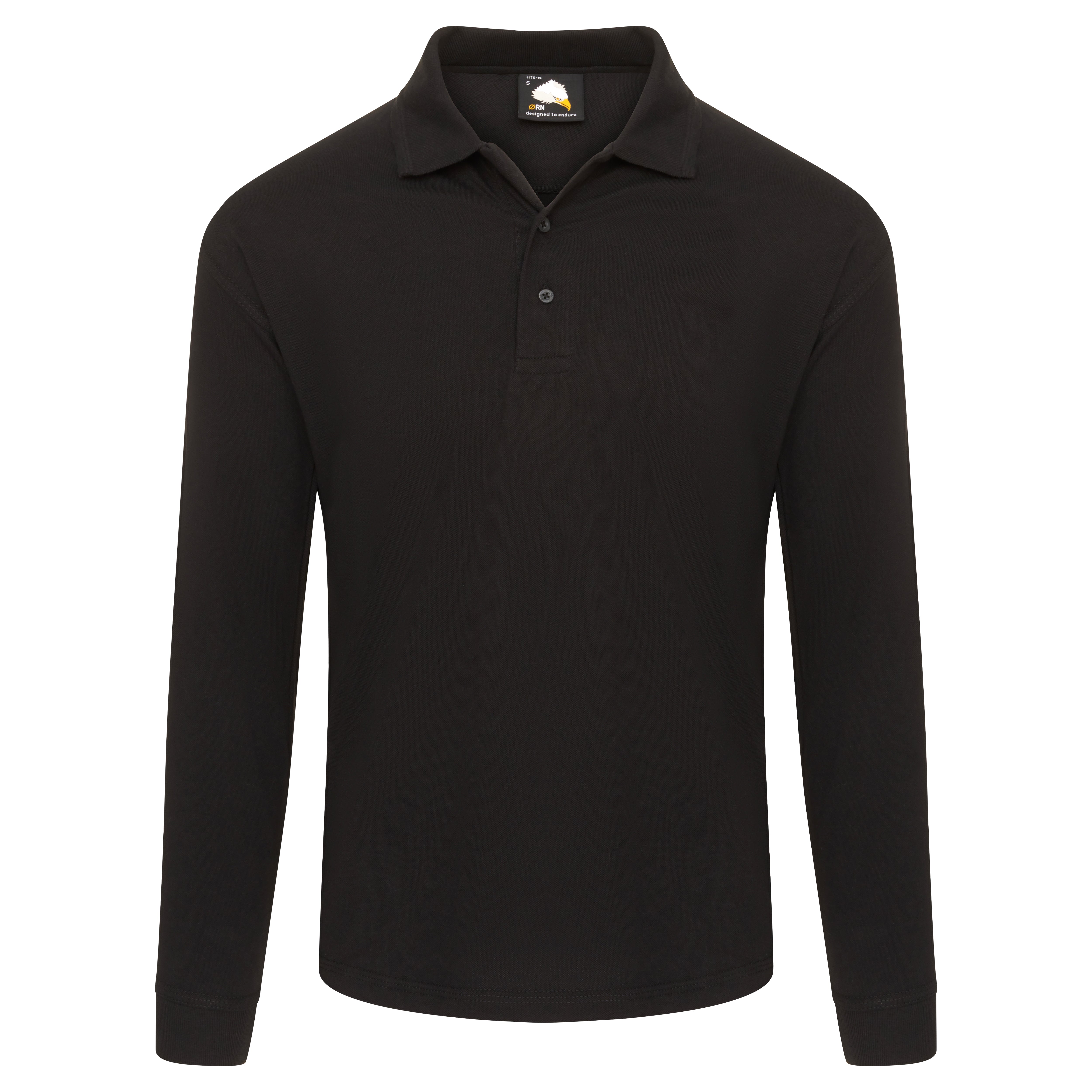 Orn Clothing Weaver Long Sleeved Poloshirt