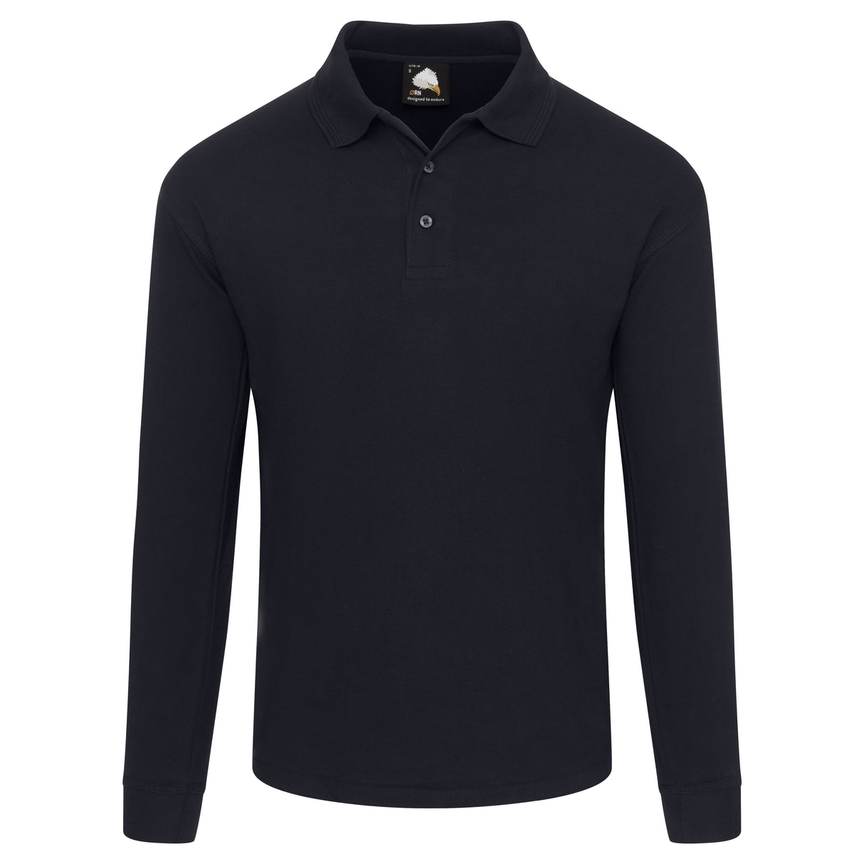 Orn Clothing Weaver Long Sleeved Poloshirt