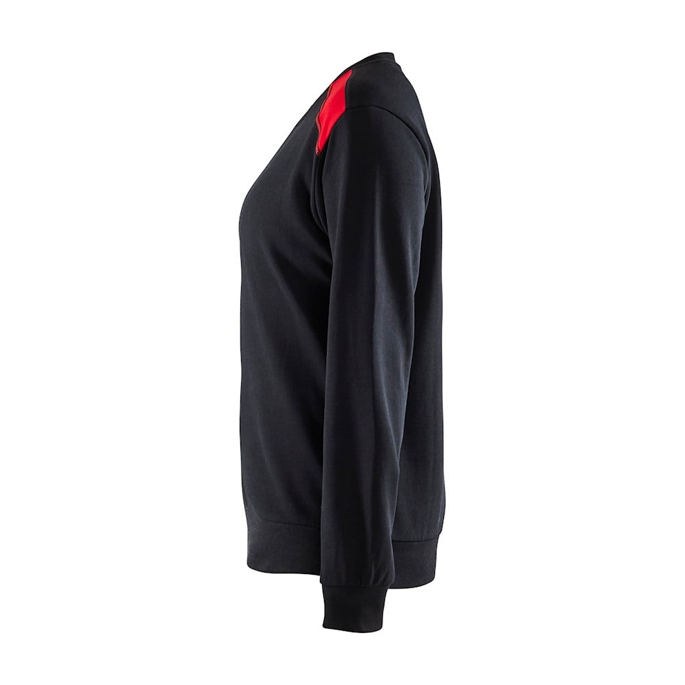 Blaklader Sweatshirt Women 3408 #colour_black-red